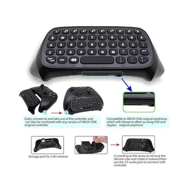 Xbox One Chatpad Gaming Wireless Mini Keyboard ChatPad