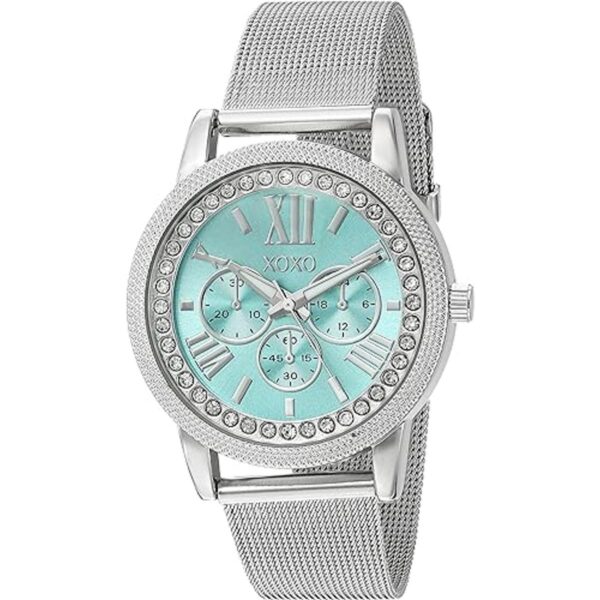 XOXO Reloj analógico para mujer con funda de tono_1