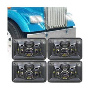 XPCTD 4 faros delanteros LED de 4 x 6 pulgadas 60 W_1