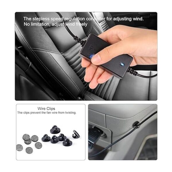 XOOL Ventilador eléctrico de auto para el asiento trasero_6