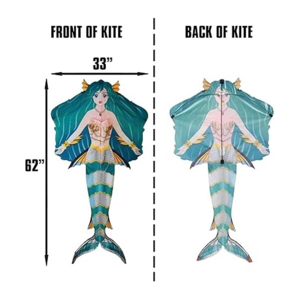 XKites Wind Zone Mermaid DLX Cometa de nailon 62_3