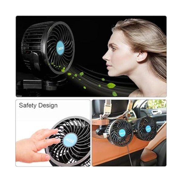 XOOL Ventilador eléctrico de auto para el asiento trasero_2