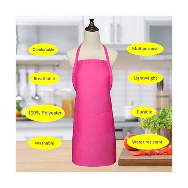 XEEYAYA Paquete de 9 delantales rosados para mujeres_2