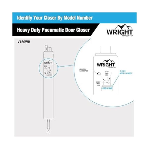 Wright Products Brazo neumático de alta resistencia para_2