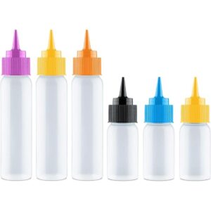 Writer Bottles 6 botellas aplicadoras fáciles de apretar