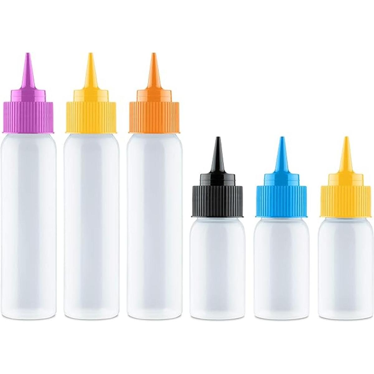 Writer Bottles 6 botellas aplicadoras fáciles de apretar