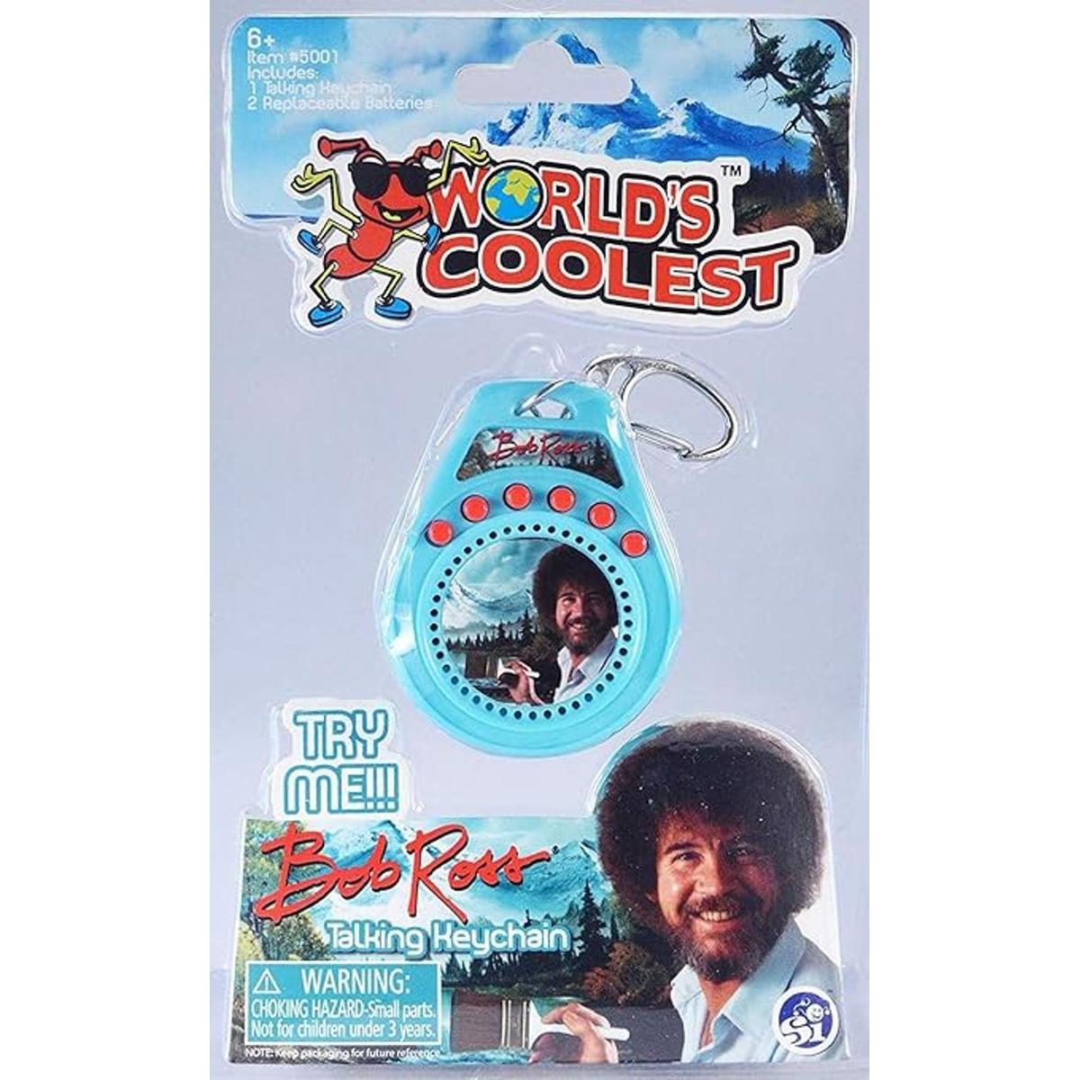 Worlds Coolest Llavero parlante Bob Ross