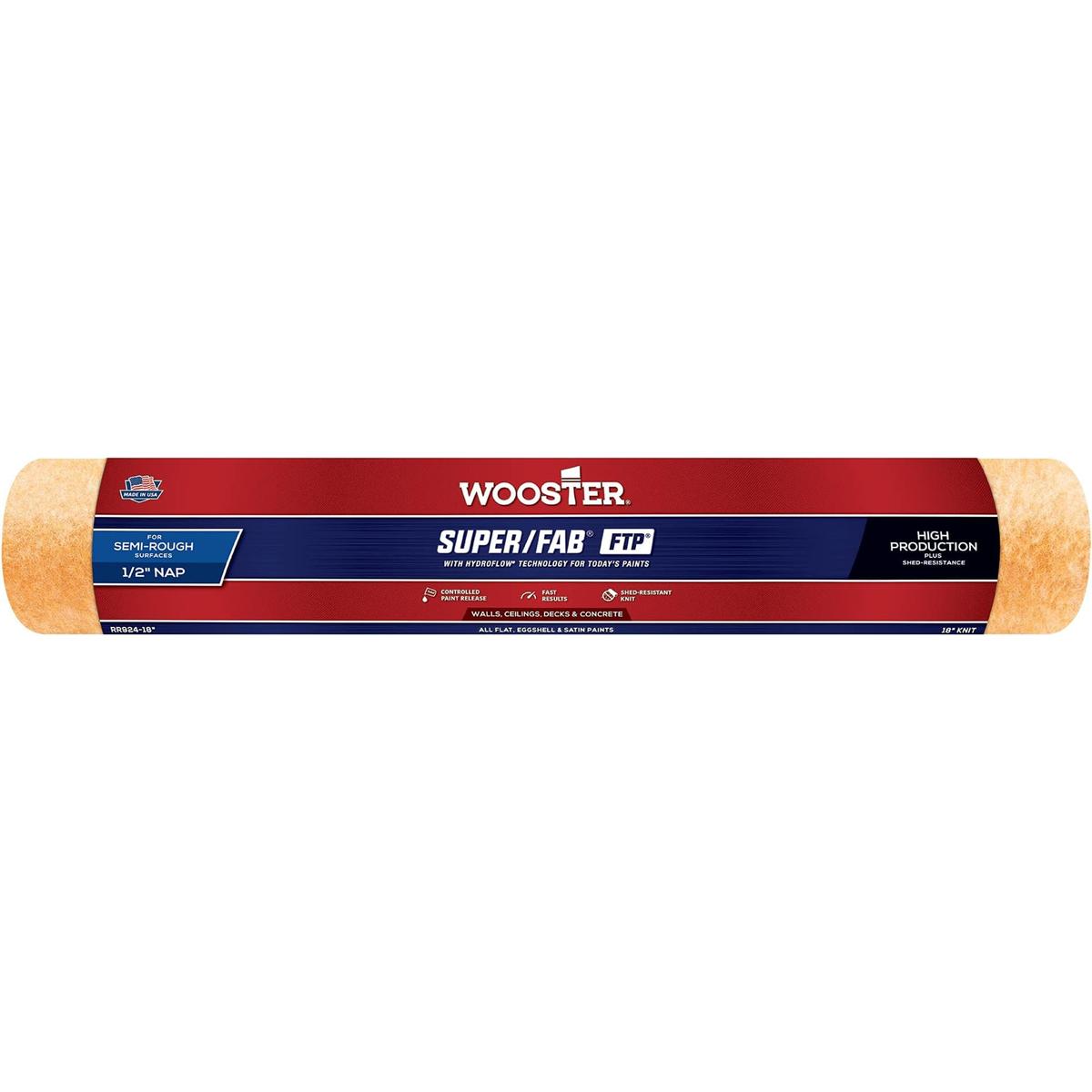 Wooster Brush rr924 9 inch Super Fab FTP Roller