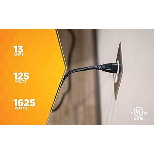 Woods 5601 Cable de extensión para uso en interiores 25