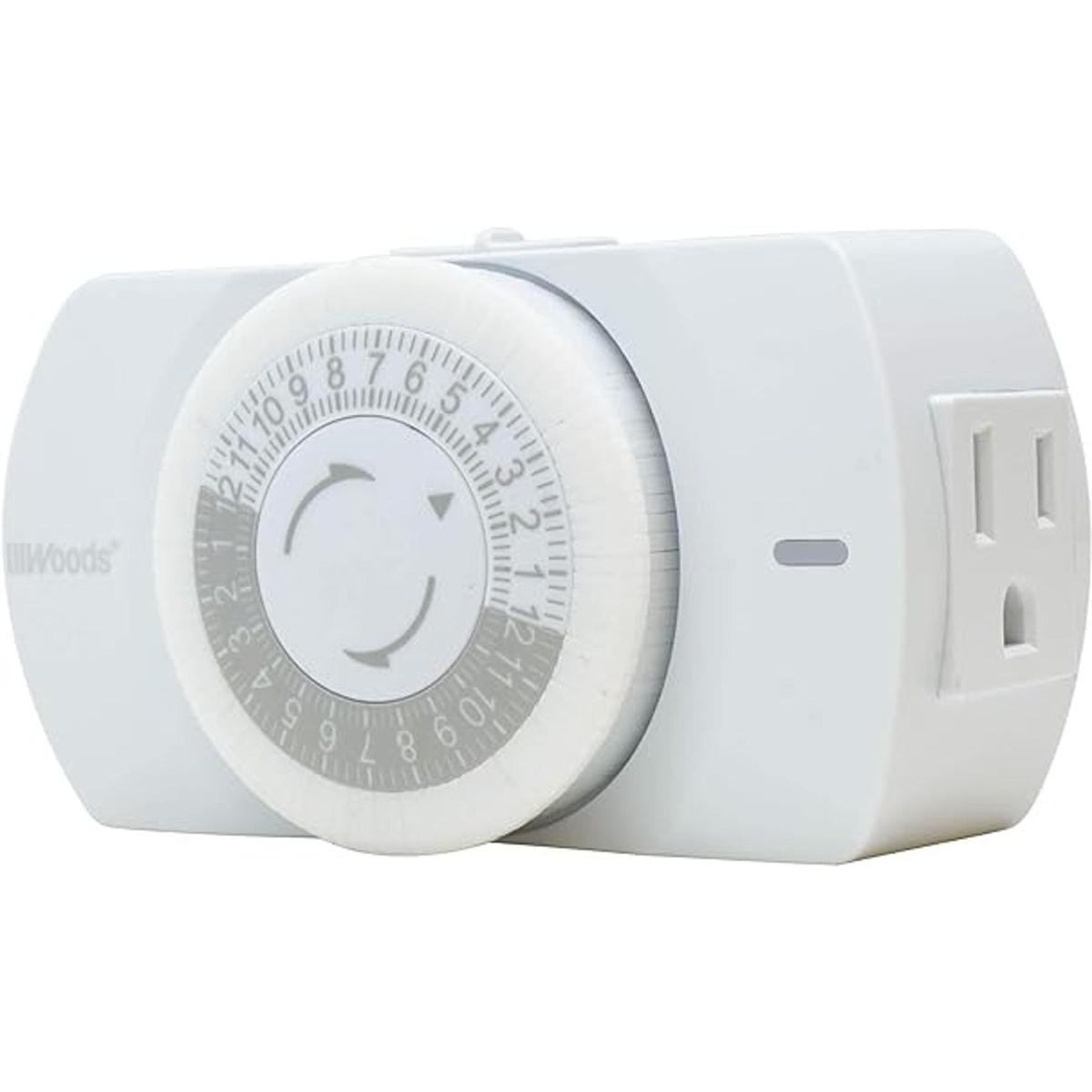 Woods 50103WD Temporizador mecánico resistente para