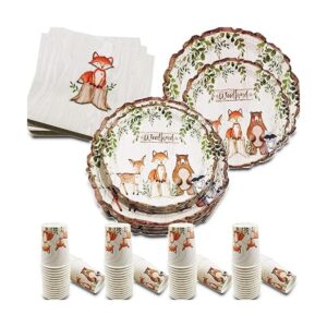 Woodland Creatures Suministros de fiesta para baby