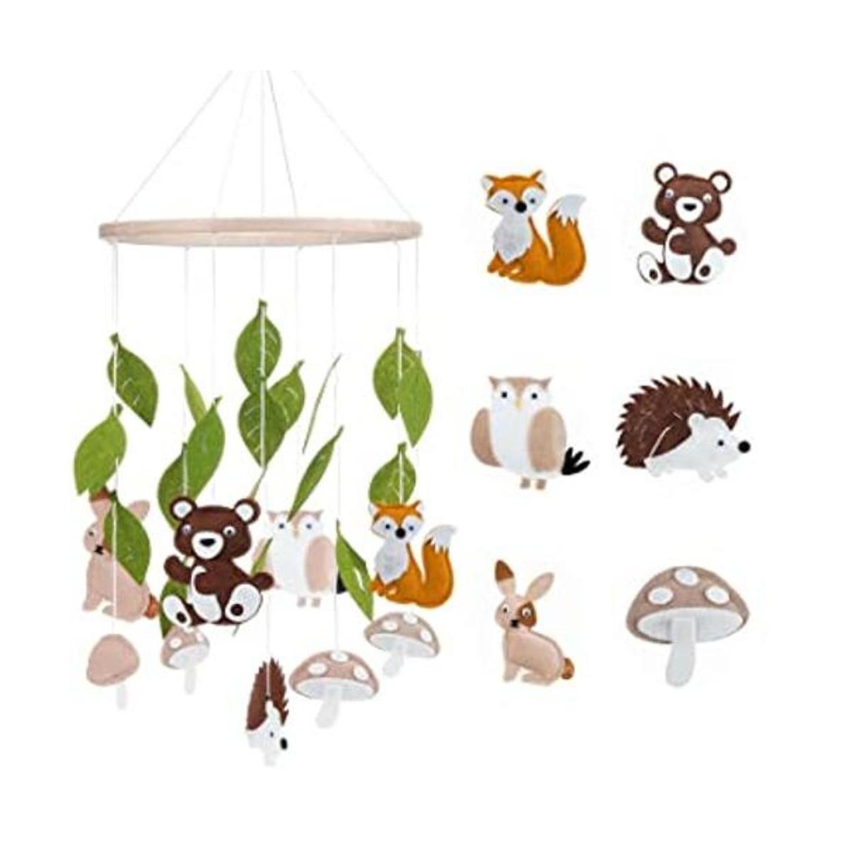 Woodland Ocean Móvil móvil para cuna selva guardería