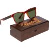 Woodies Lentes de sol de madera de nogal con acetato de