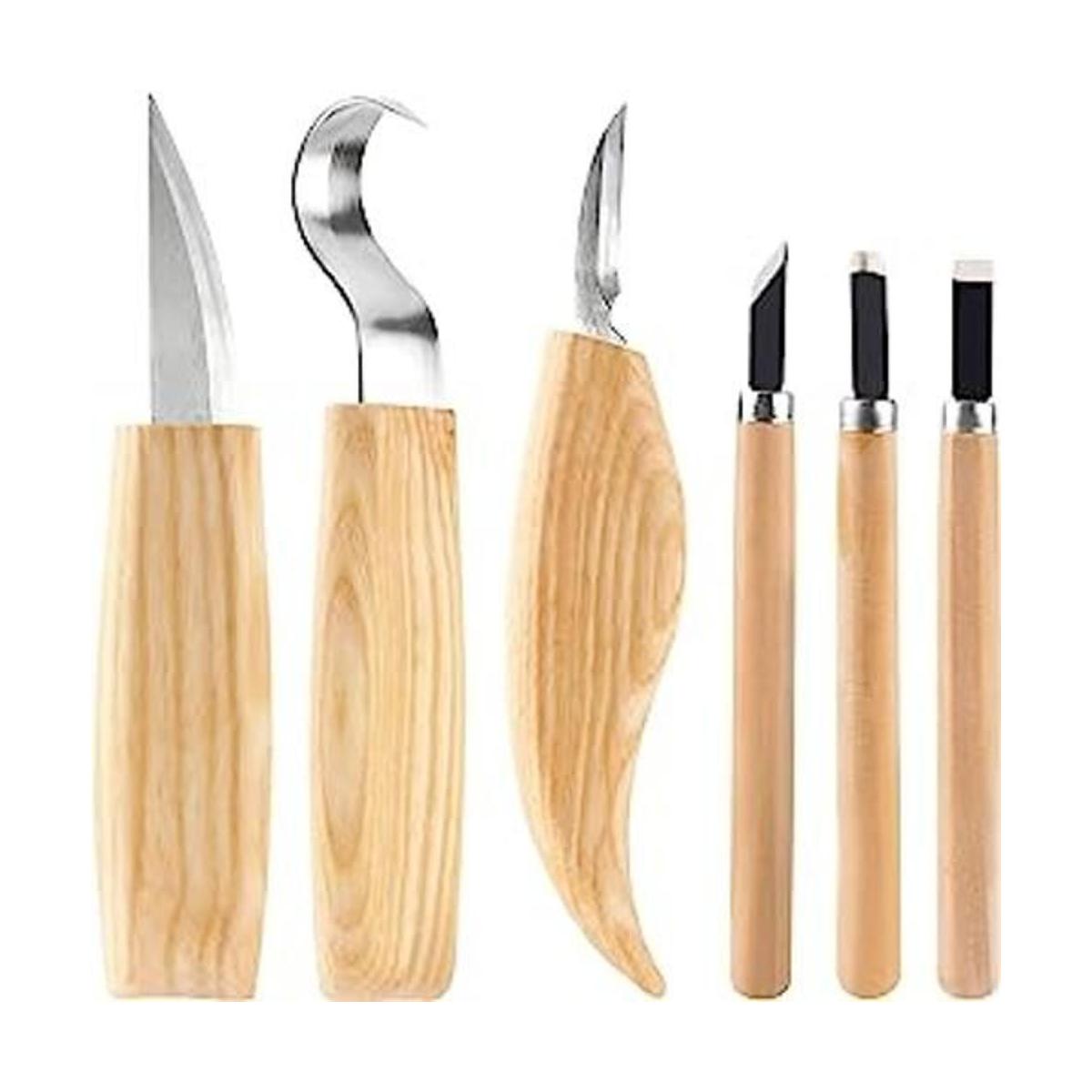 Wood Whittling Kit 6PCS Professional and High Performance