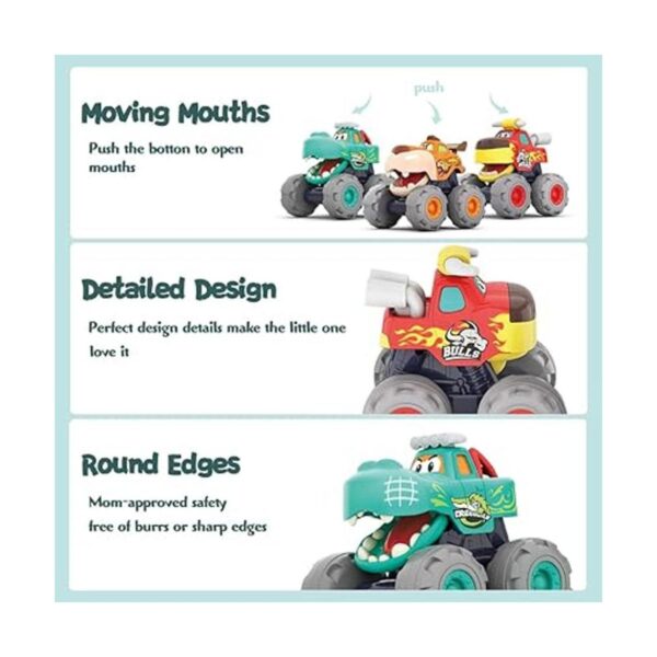 Woby Juguetes de coche Monster Truck para bebés de 12 a 18_2