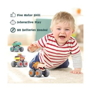 Woby Juguetes de coche Monster Truck para bebés de 12 a 18_3