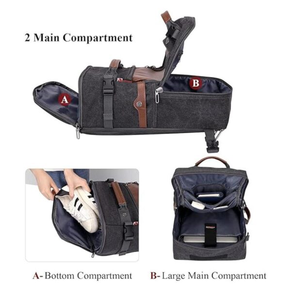 Witzman Mochila de viaje para hombre estilo vintage de_5