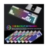 Wireless Gaming Keyboard RGB Backlit Rechargeable 2000mAh_3