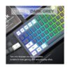 Wireless Gaming Keyboard RGB Backlit Rechargeable 2000mAh_5