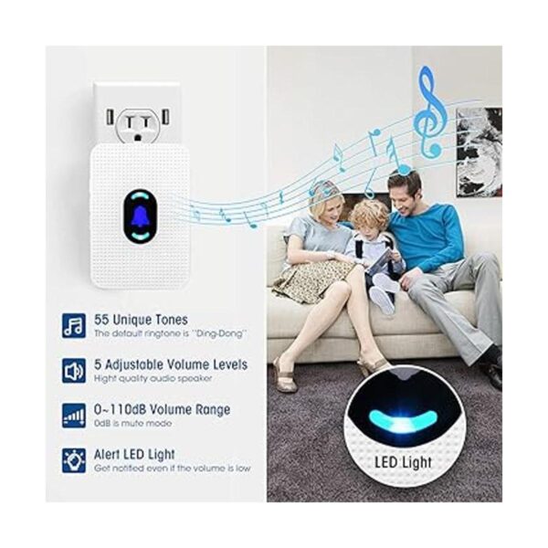 Wireless Smart cuidador paginador botón de llamada_5