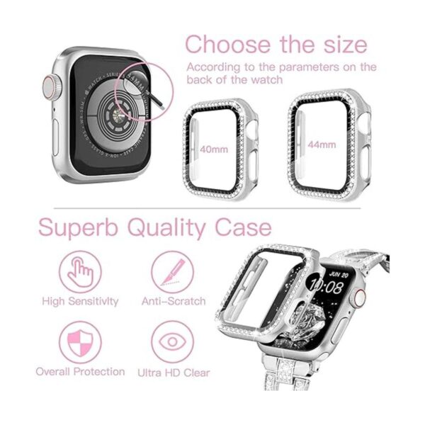 Wipalor Compatible con Apple Watch Band de 1.57 pulgadas_3
