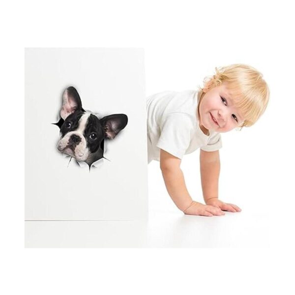Winston Bear 3D Dog Pegatinas Paquete de 2 Pegatinas_3