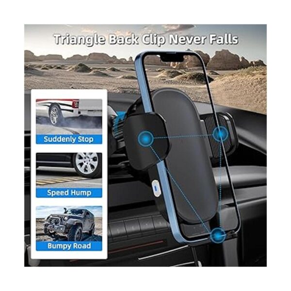 Wireless Car Charger Lekente 15W Qi Fast Charging Car_2