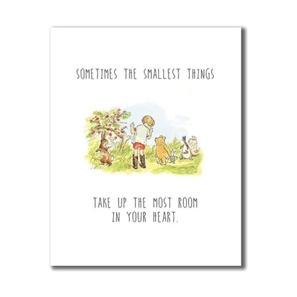 Winnie the Pooh impresiones de arte Conjunto de cuatro_4