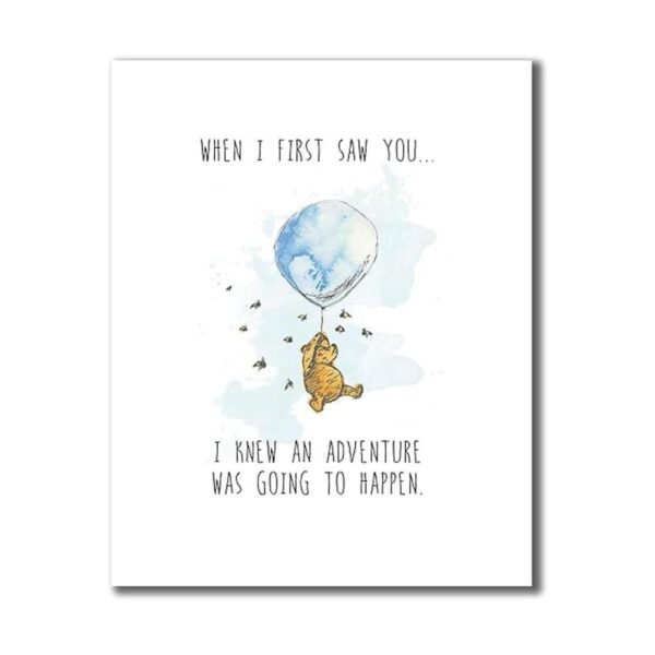 Winnie the Pooh impresiones de arte Conjunto de cuatro_5
