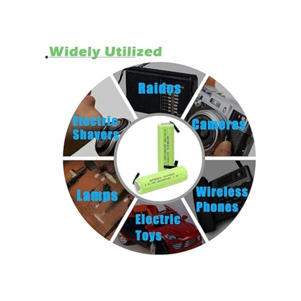 Windmax 5 x NiMH 1.2v AA 1800mAh batería recargable con_6