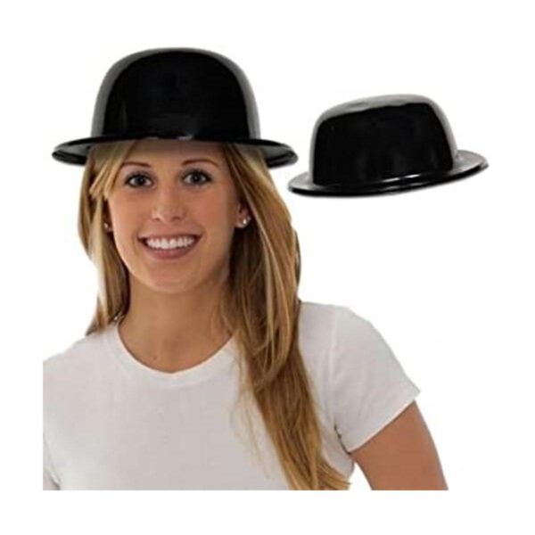 Windy City Novelties Paquete de 12 sombreros Derby de_1