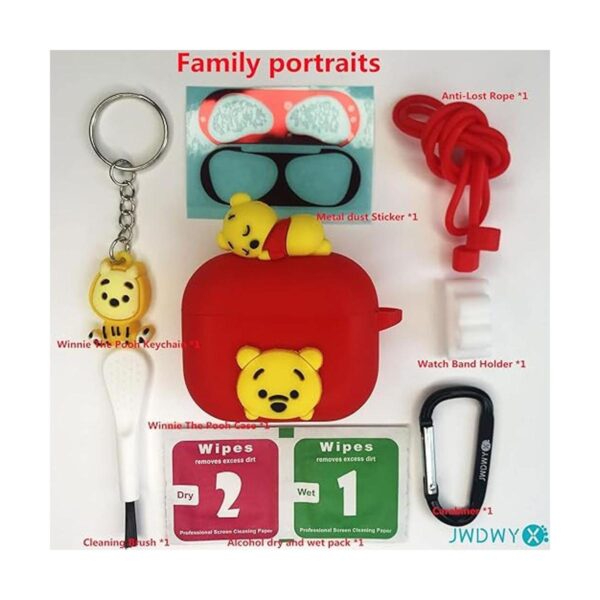 Winnie The Pooh Funda de dibujos animados para Apple