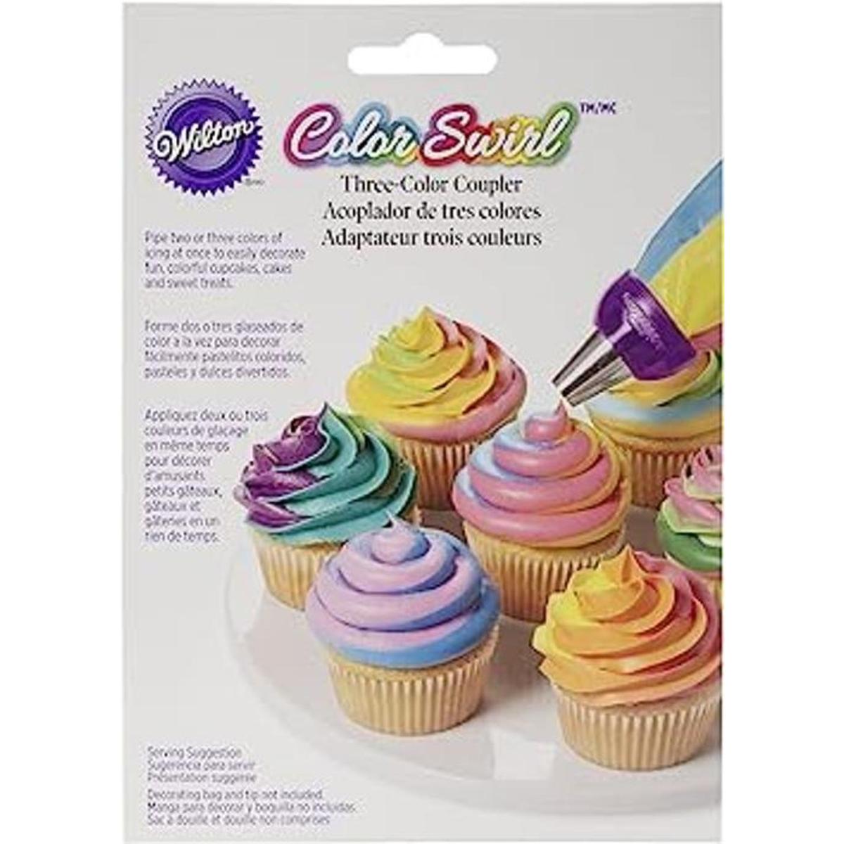 Wilton ColorSwirl 3 Color Coupler Color blanco