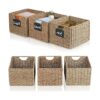 Wicker Storage Basket Woven Storage Basket with Labels_5