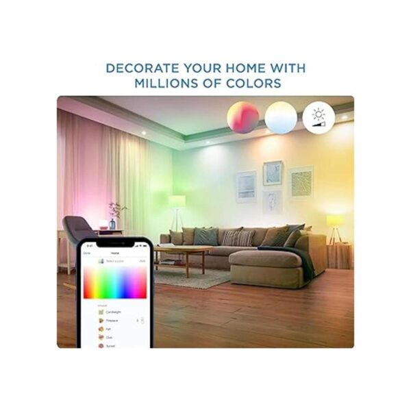 WiZ Connected Vela de color de 60 W B11 Smart 2.4 GHz 16_6
