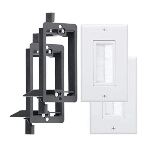 Wi4You Placa de pared con cepillo de cerdas decorativas_1