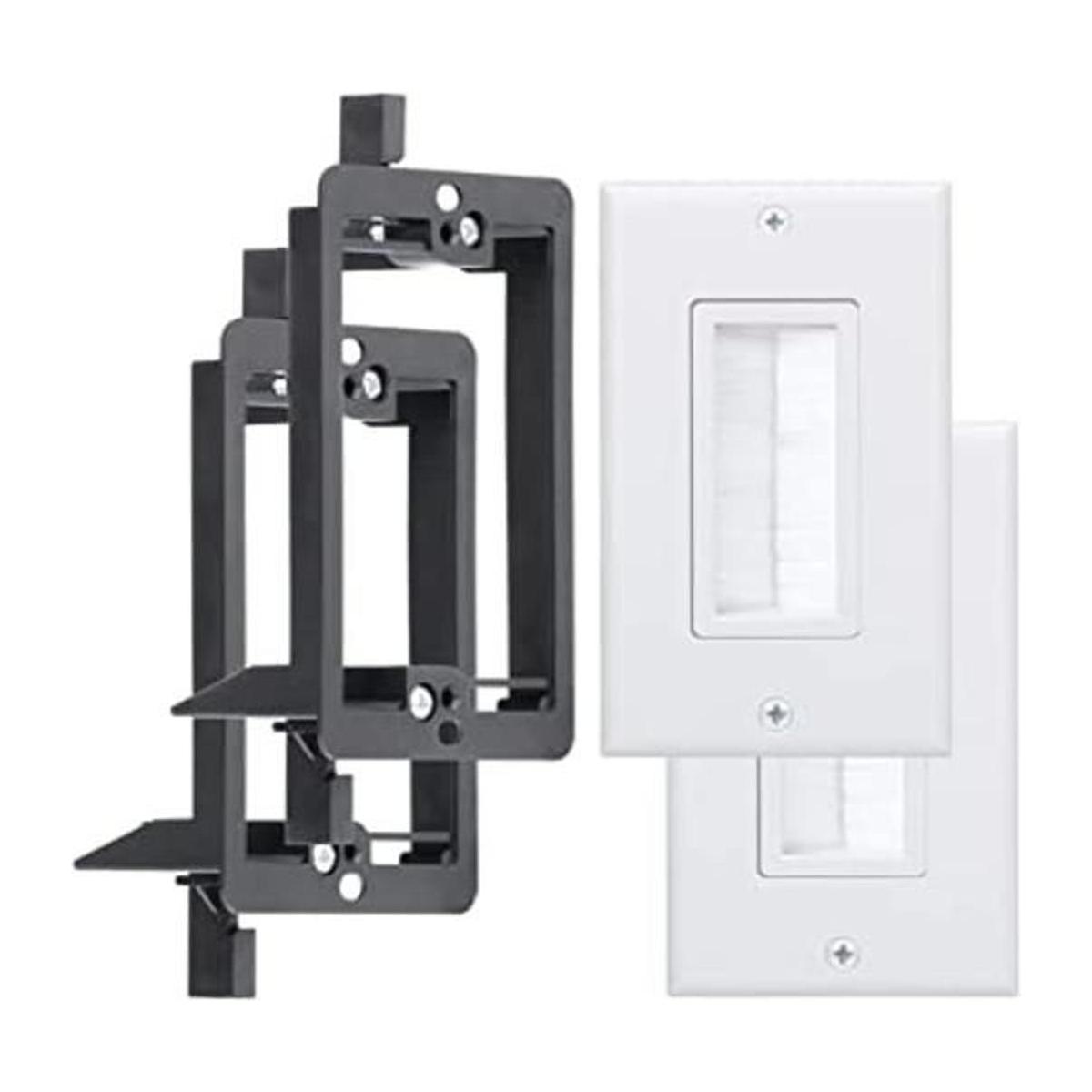 Wi4You Placa de pared con cepillo de cerdas decorativas