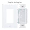 Wi4You Placa de pared con cepillo de cerdas decorativas_2
