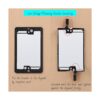 Wi4You Placa de pared con cepillo de cerdas decorativas_4