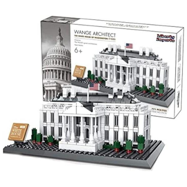 White House 3D Architecture Mini Building Blocks Model_1