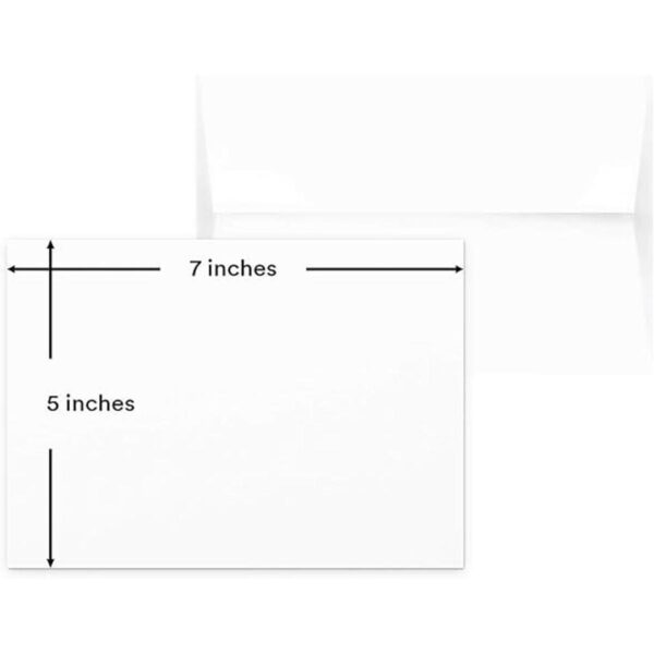 White Blank 5 x 7 Card Stock Thick Paper Blank Postcards_2