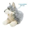 Whitaker The Wolf Perro de peluche de 14 pulgadas por_4
