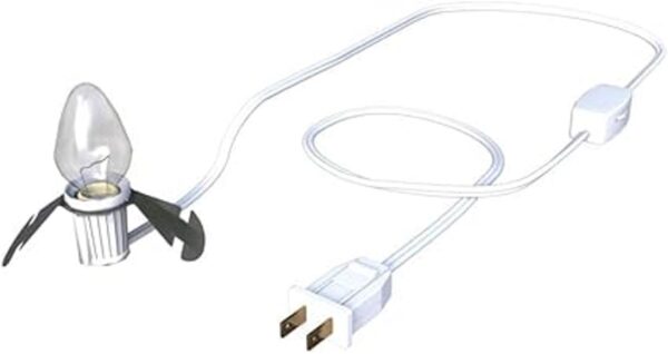 Westinghouse Cable de repuesto de 1 bombilla C7 clip_2