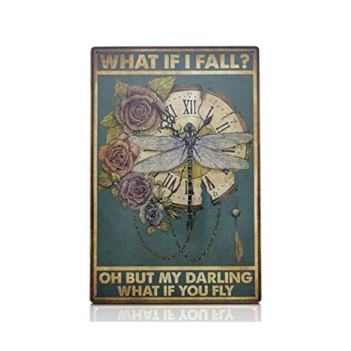 What If You Fly Home Decoración de pared de metal