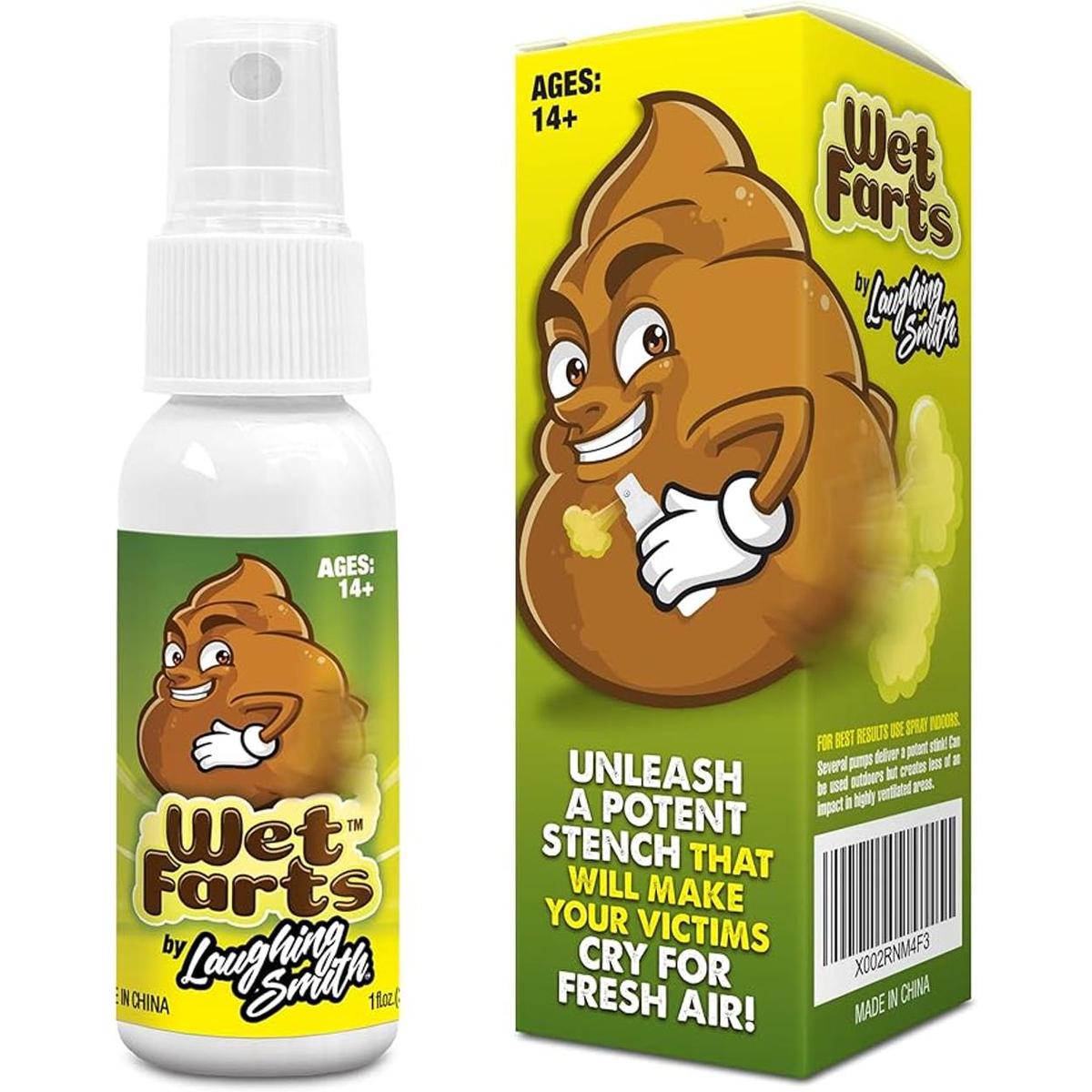 Wet Farts Potente spray de pedos Hedor extra fuerte