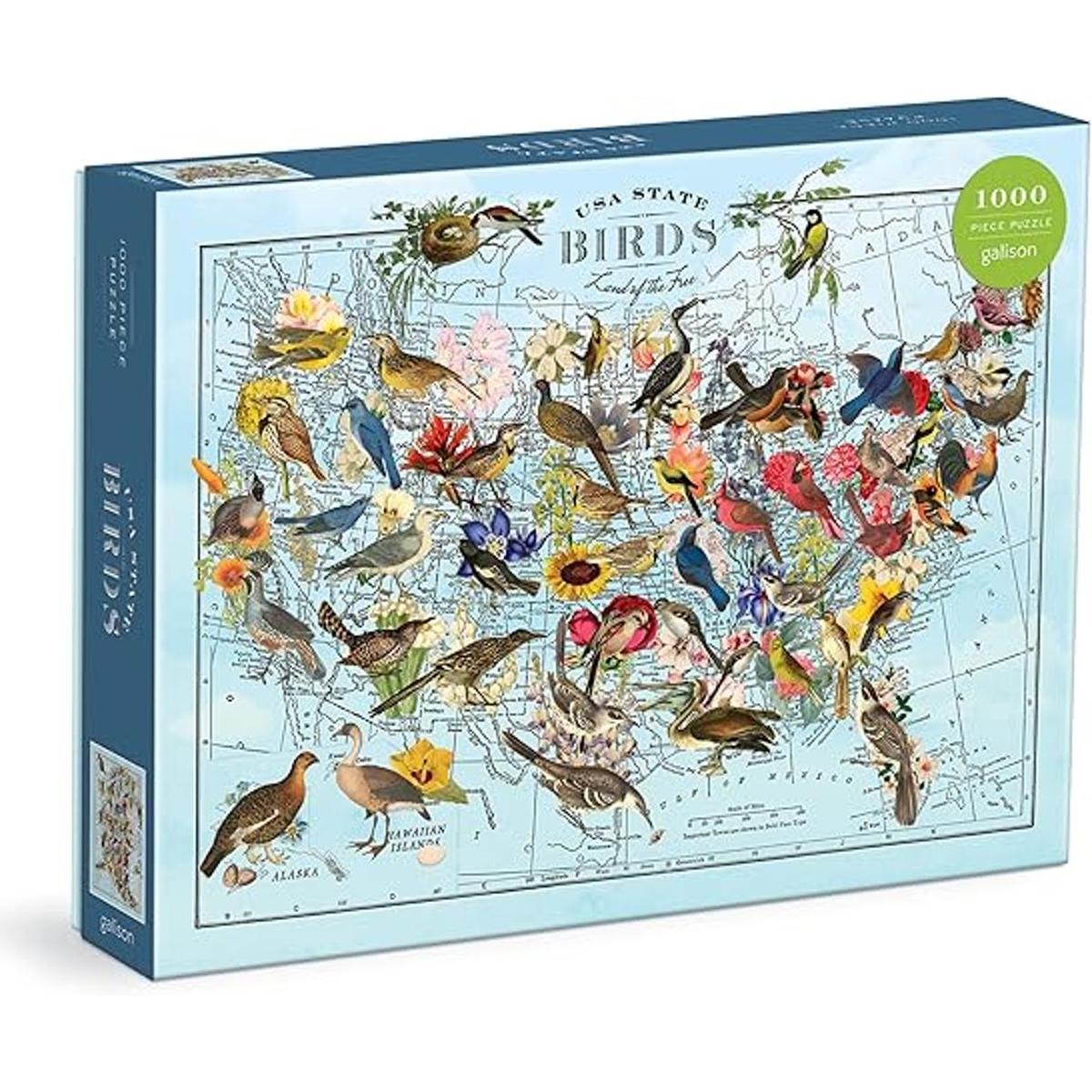 Wendy Gold State Birds Rompecabezas de 1000 piezas de
