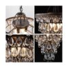 Wellmet Candelabro de cristal de 14 pulgadas candelabros_4