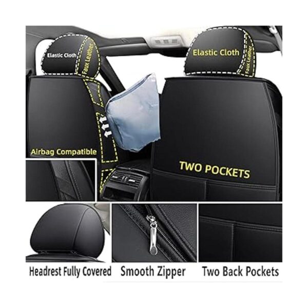 West Leathers Fundas de asiento de automóvil de cuero_2