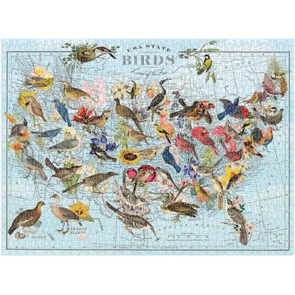 Wendy Gold State Birds Rompecabezas de 1000 piezas de_2