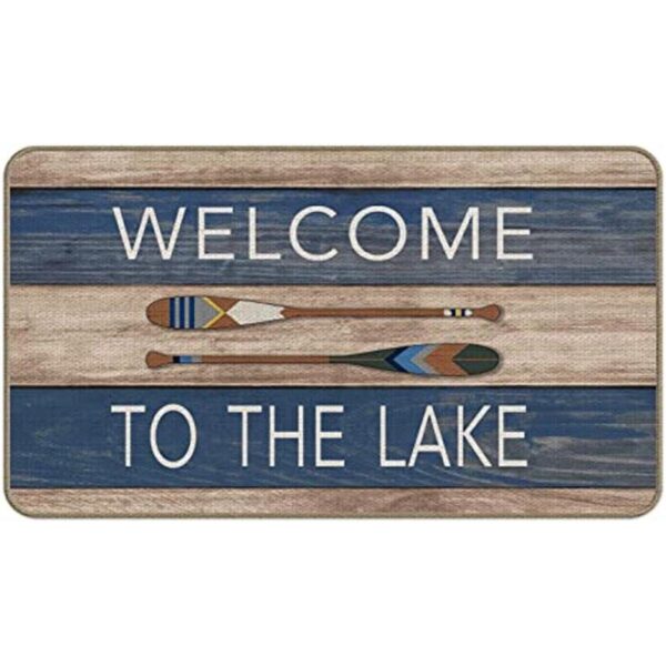 Welcome to The Lake Felpudo decorativo para interiores y_1
